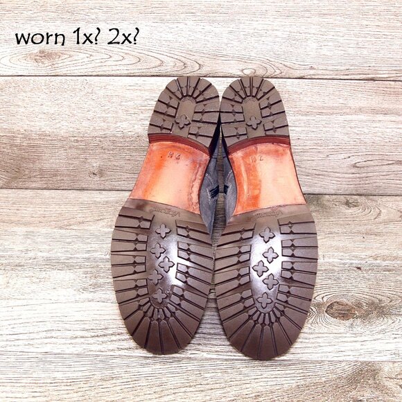 $ 1095 Neiman Marcus GRAVATI Women's 7 M Boot 4666 Grey Suede * add $15 Trees - Picture 4 of 15